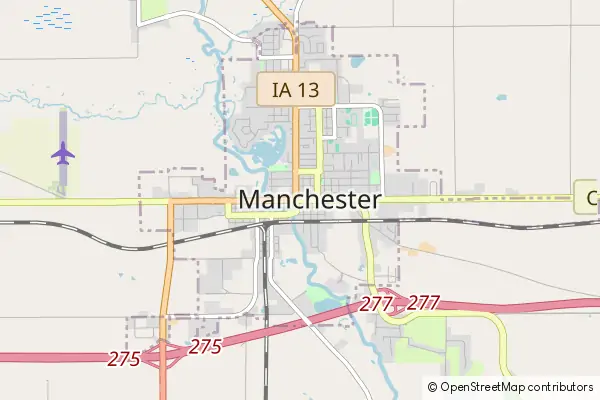 Mapa Manchester