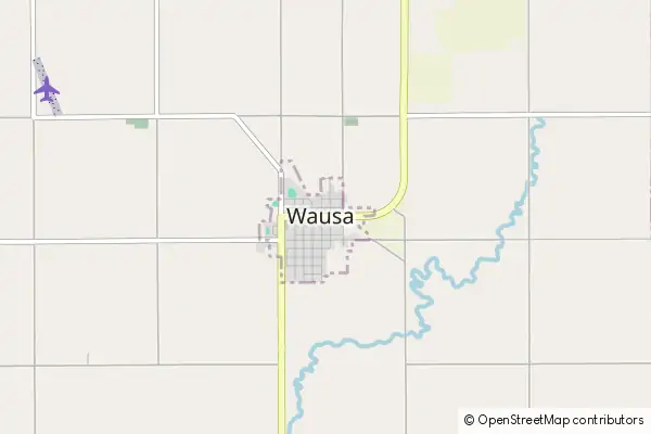 Mapa Wausa