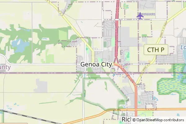 Mapa Genoa City