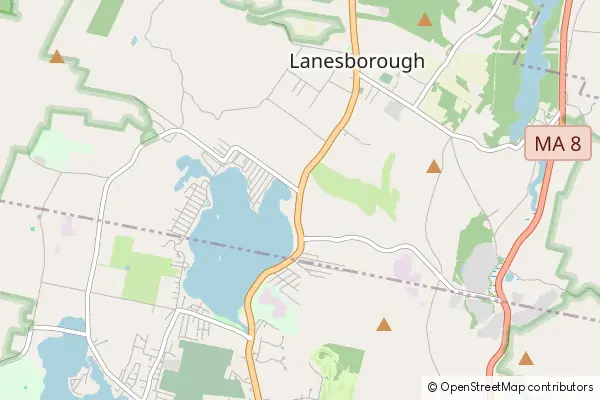 Mapa Lanesboro