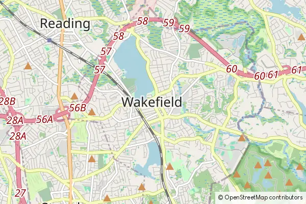 Mapa Wakefield