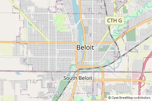 Mapa Beloit