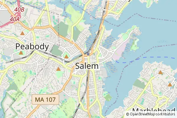 Mapa Salem