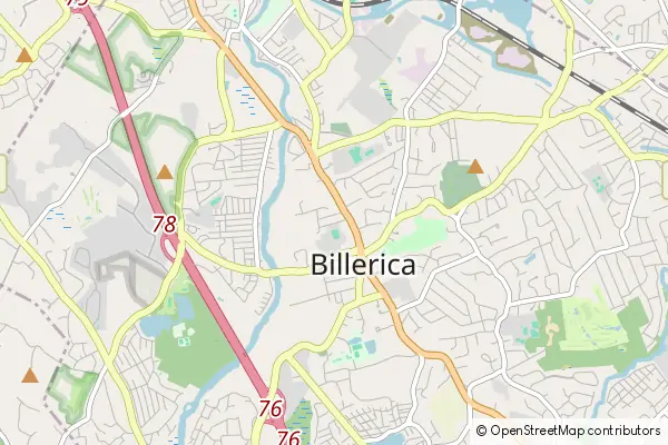 Mapa Billerica