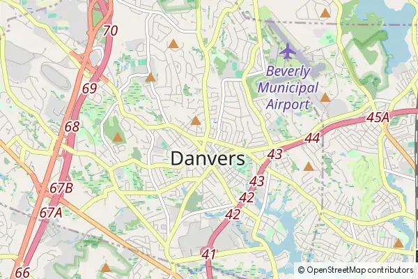 Mapa Danvers