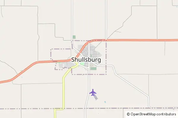 Mapa Shullsburg