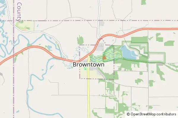 Mapa Browntown