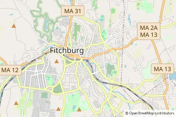 Mapa Fitchburg