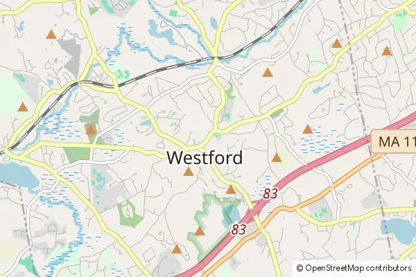 Mapa Westford