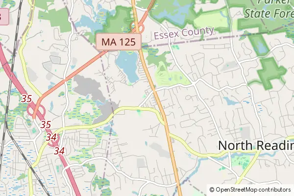 Mapa North Reading