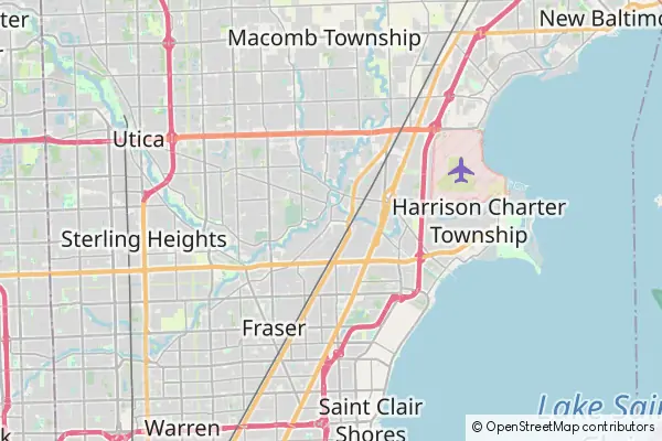 Mapa Clinton Township