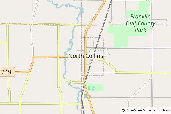 Mapa North Collins