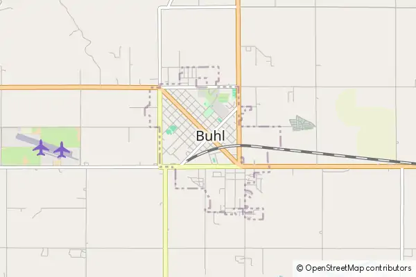 Mapa Buhl