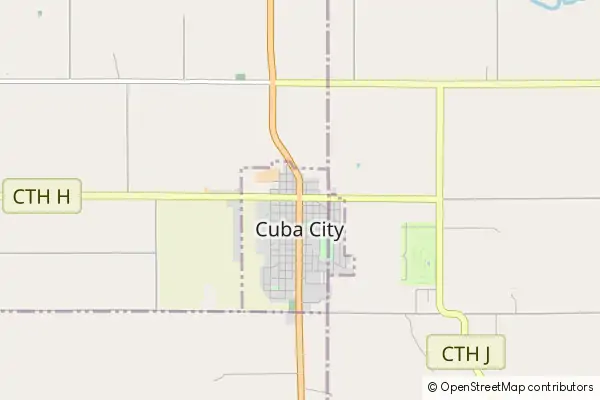 Mapa Cuba City