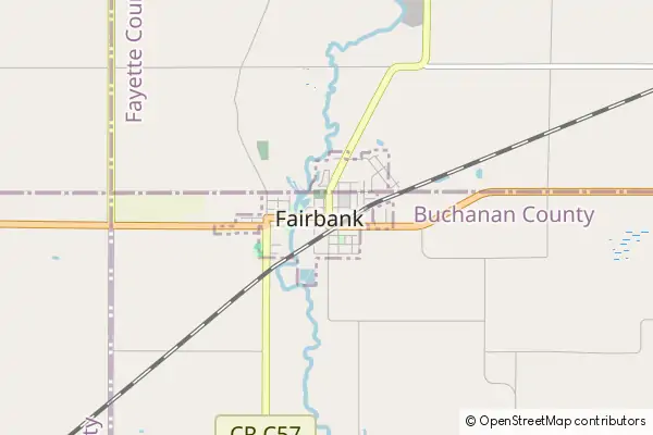 Mapa Fairbank