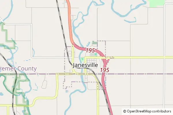 Mapa Janesville