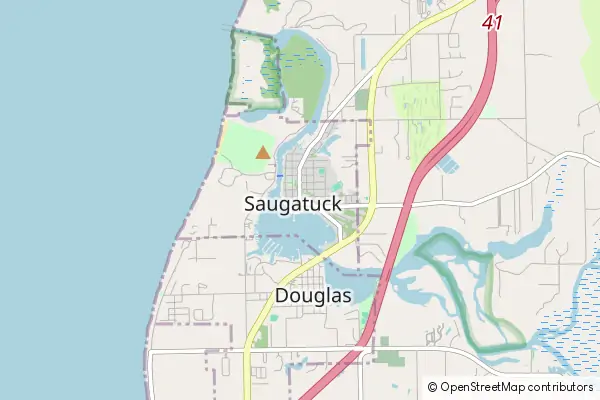 Mapa Saugatuck