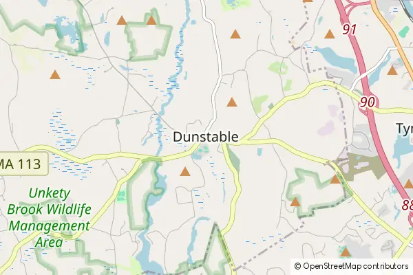 Mapa Dunstable