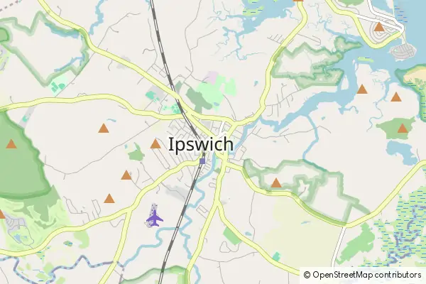 Mapa Ipswich