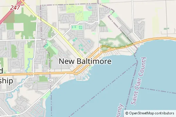 Mapa New Baltimore