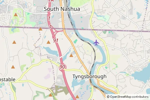 Mapa Tyngsborough