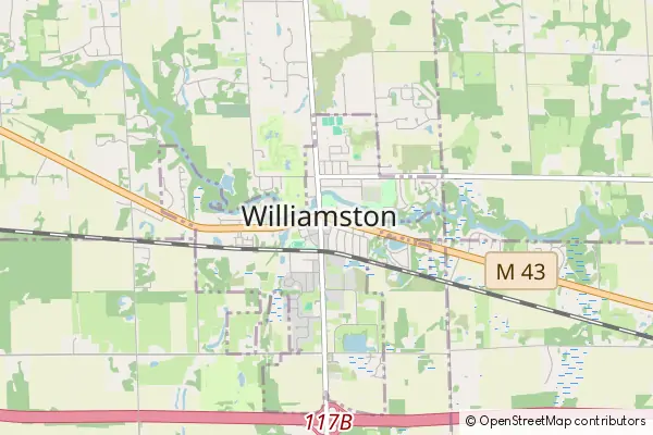 Mapa Williamston