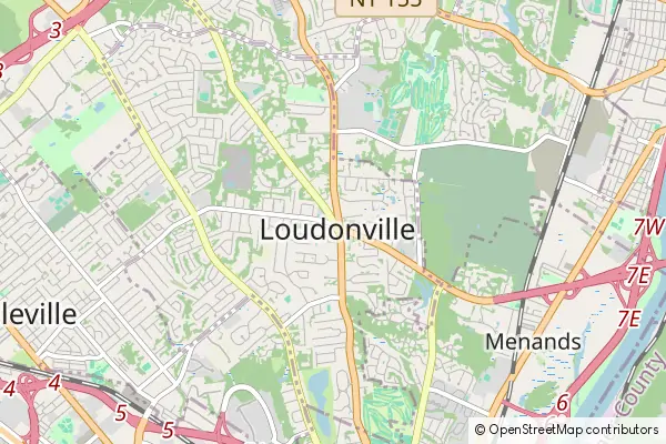 Mapa Loudonville