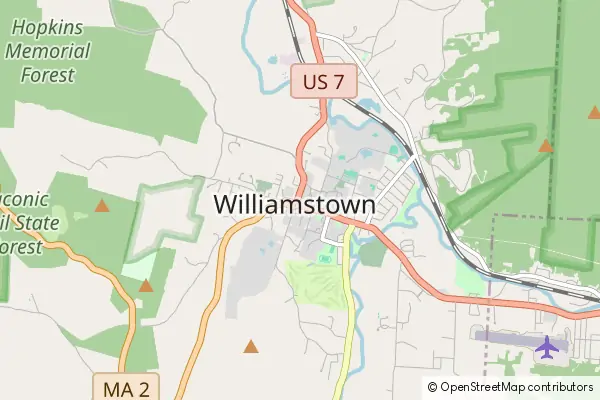 Mapa Williamstown