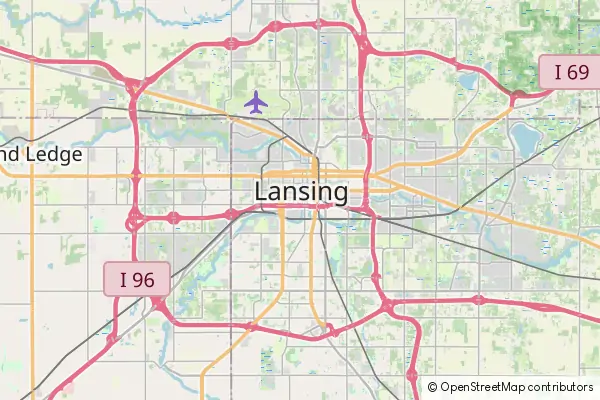 Mapa Lansing