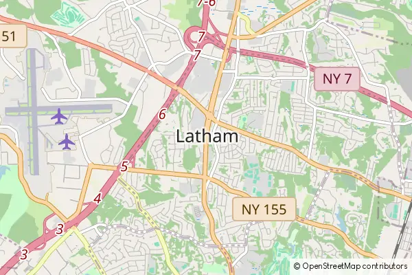 Mapa Latham