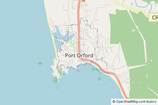 Mapa Port Orford