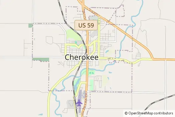 Mapa Cherokee