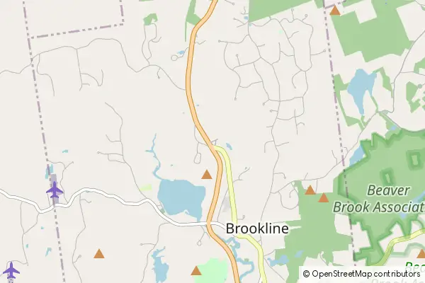 Mapa Brookline