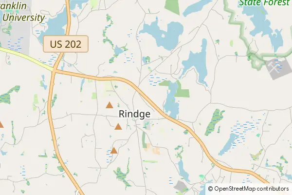 Mapa Rindge