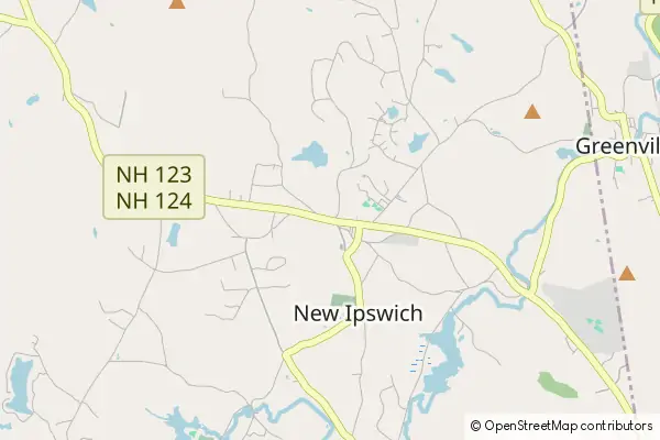 Mapa New Ipswich