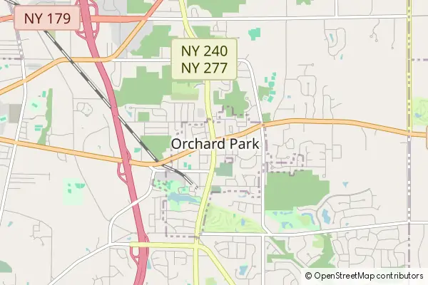 Mapa Orchard Park