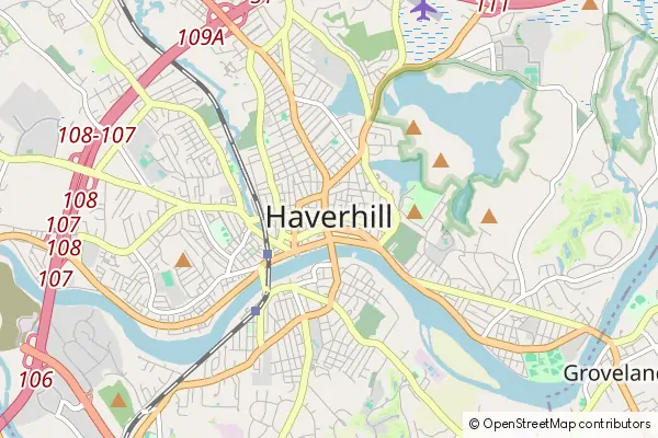 Mapa Haverhill