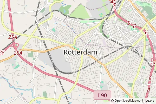 Mapa Rotterdam