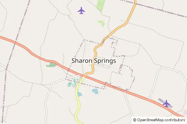 Mapa Sharon Springs