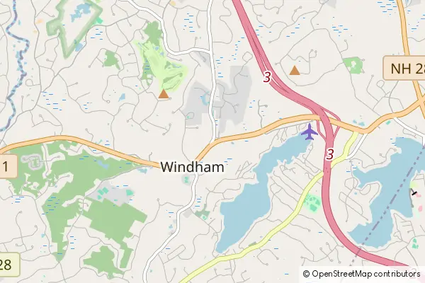 Mapa Windham