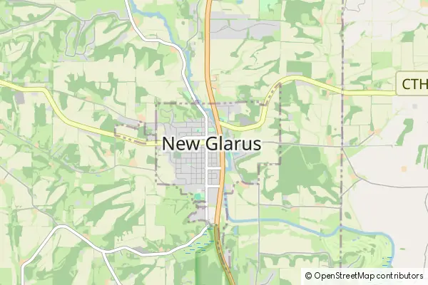 Mapa New Glarus