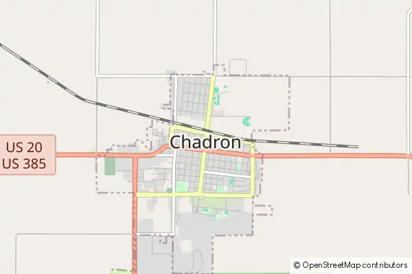 Mapa Chadron