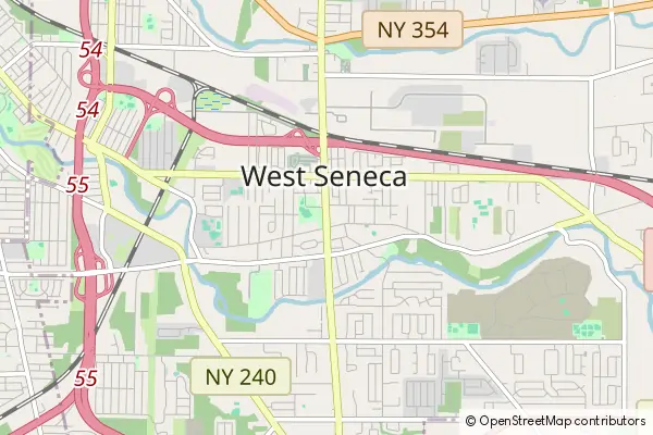 Mapa West Seneca