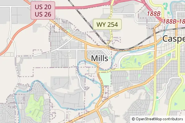 Mapa Mills