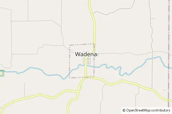 Mapa Wadena