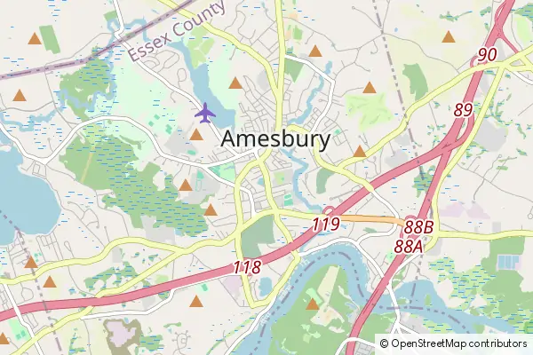 Mapa Amesbury