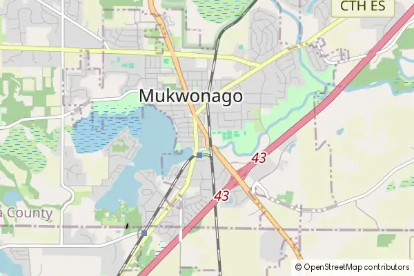 Mapa Mukwonago