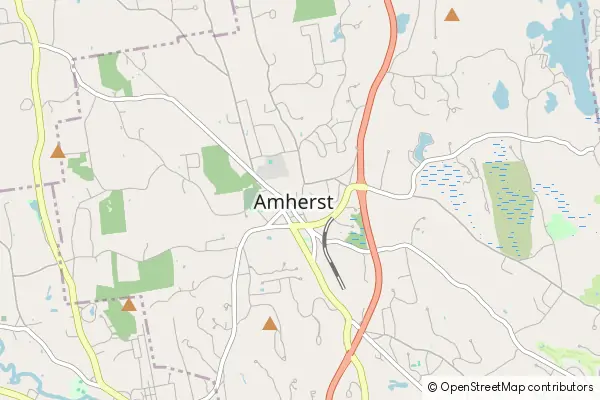 Mapa Amherst