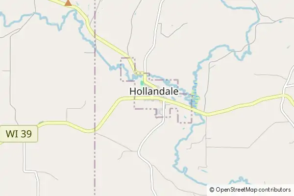 Mapa Hollandale