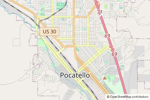 Mapa Pocatello